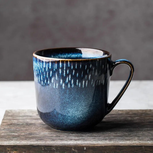 Aegean Blue Creative Ceramic Mug